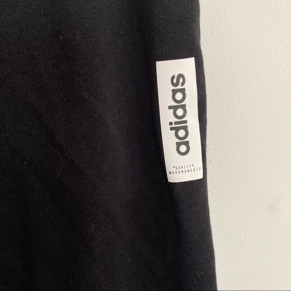 Adidas Brilliant Basics Black Track Pants Joggers Large - Picture 7 of 13